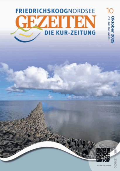 Gezeiten Nordsee Friedrichskoog Oktober 2025