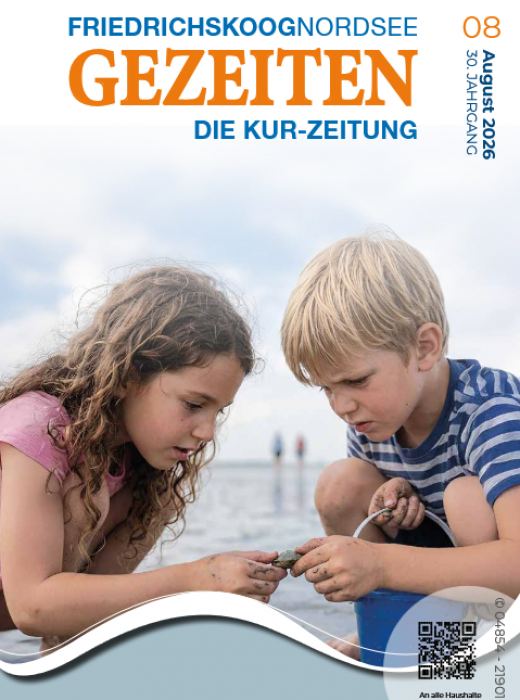 Gezeiten Friedrichskoog August 2026